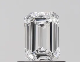 1 carat E-VVS2 Emerald Cut Lab Grown Diamond