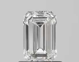 1 carat F-VVS2 Emerald Cut Lab Grown Diamond
