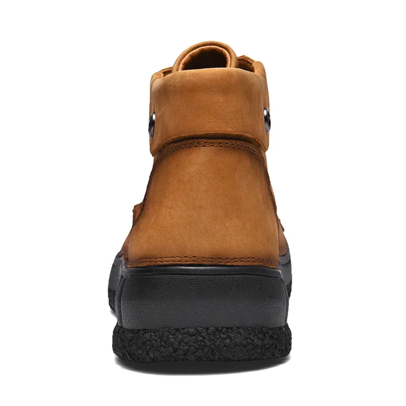 2020 New Outdoor Leather And Cotton Hiking Boots