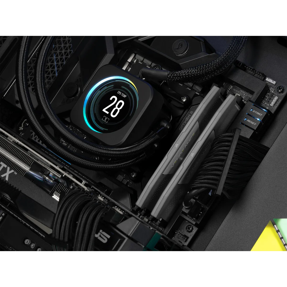 32GB (2x16GB) DDR5 6000MHz CL36 Corsair Vengeance EXPO RAM