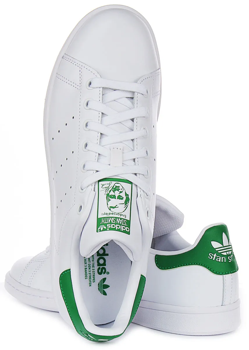 Adidas Stan Smith In White Green