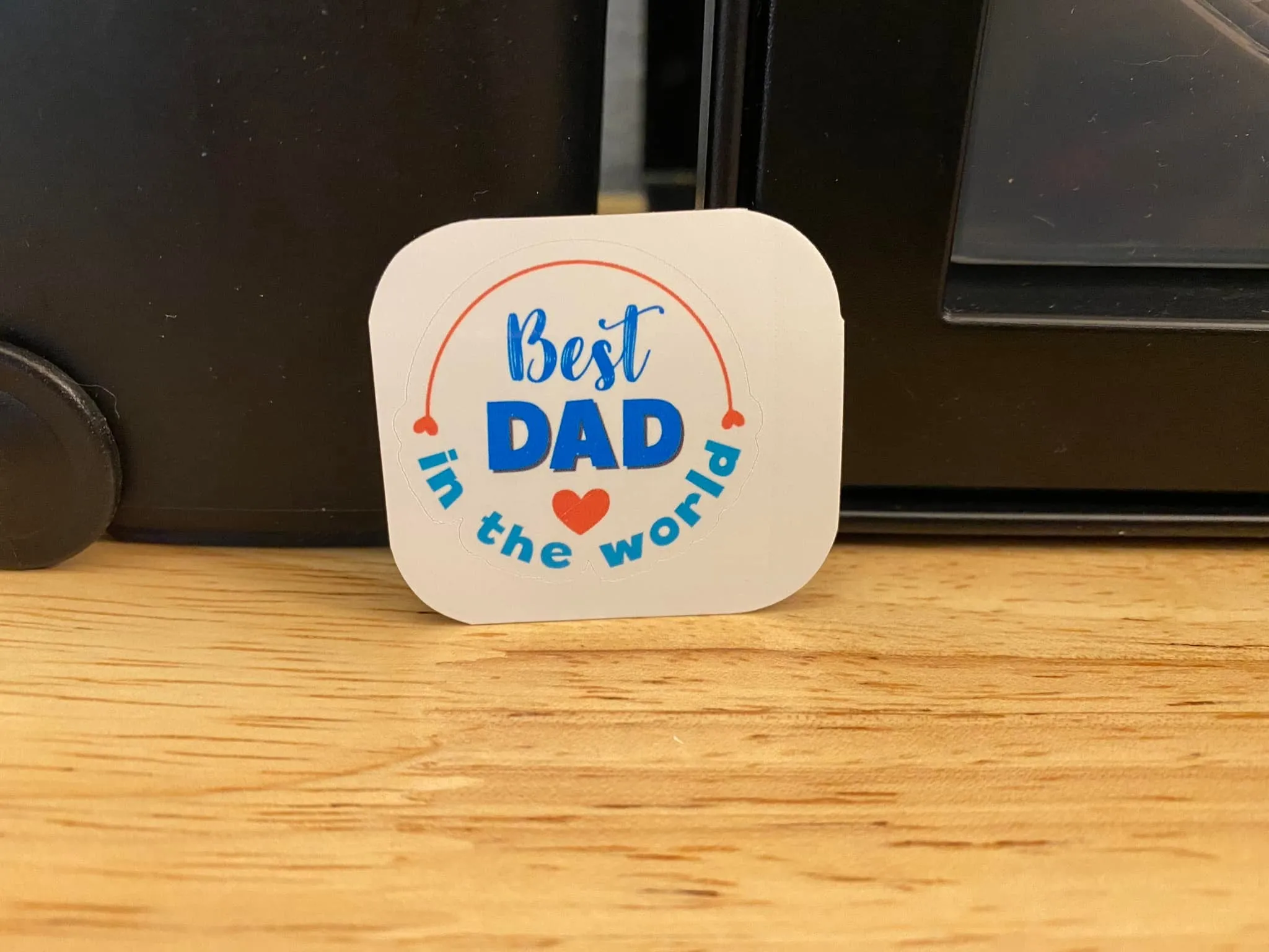Best Dad in the World Sticker