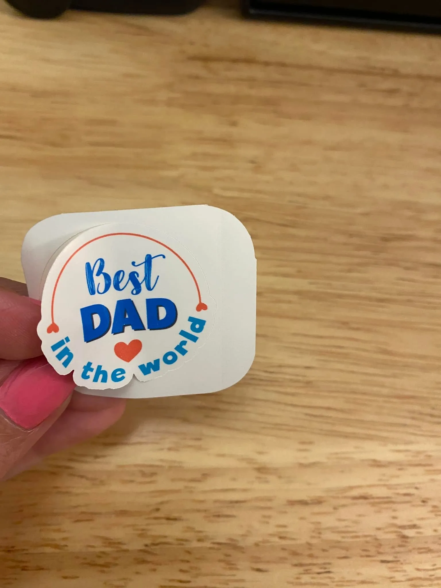 Best Dad in the World Sticker