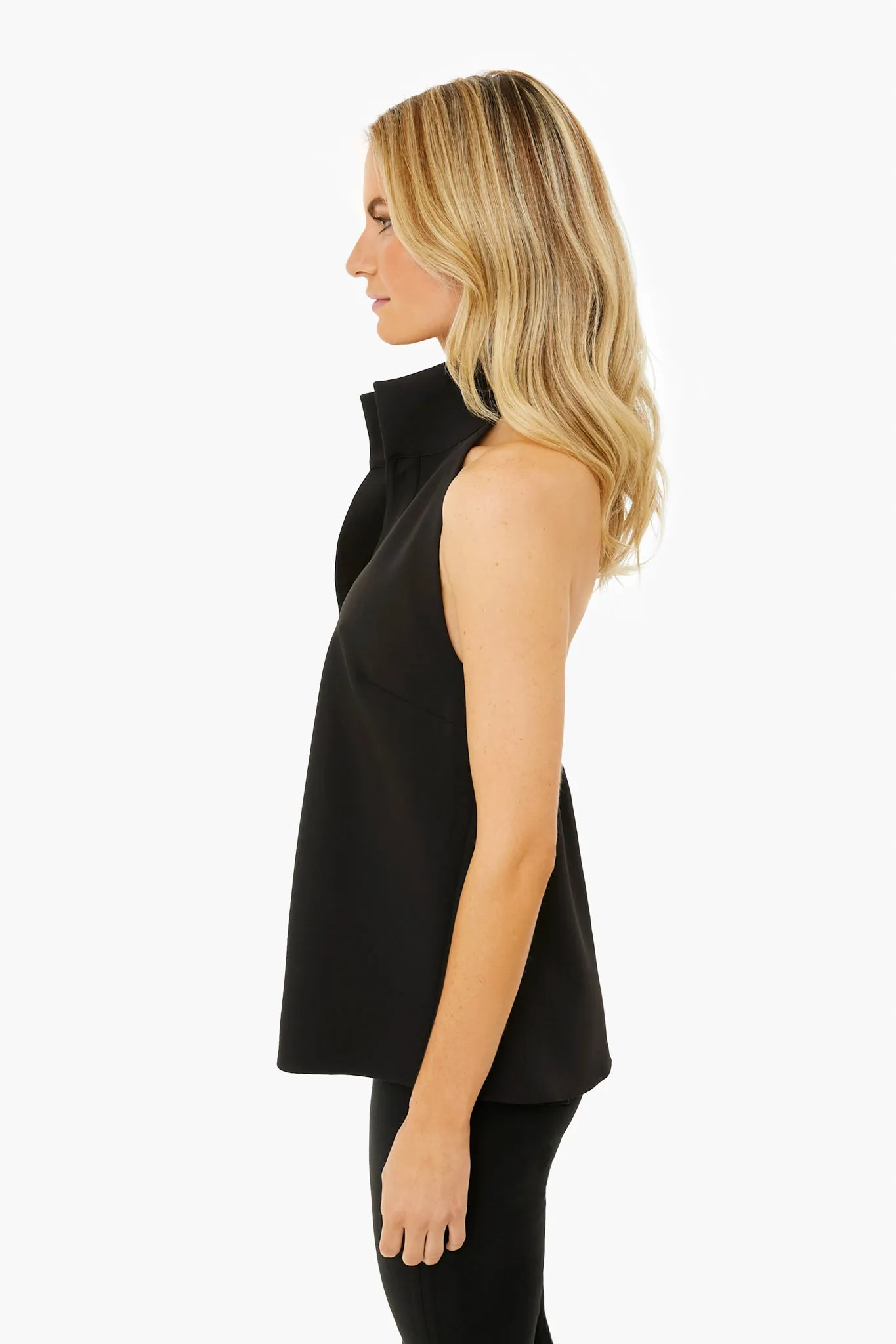 Black Jagger Halter Top