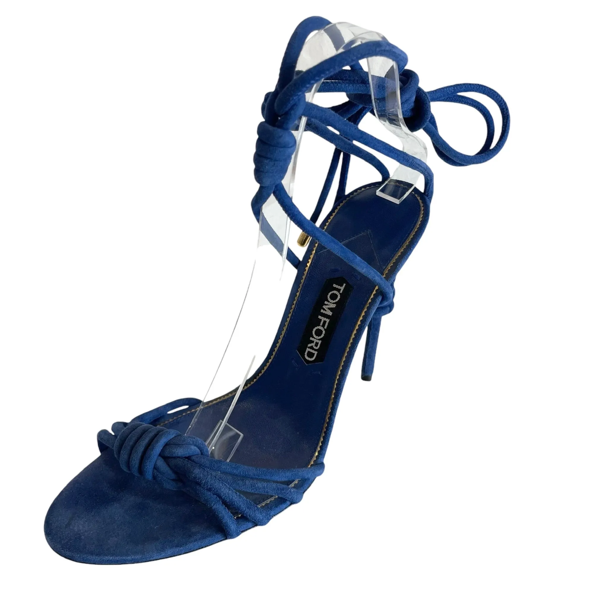 Blue Suede Heels - 10.5