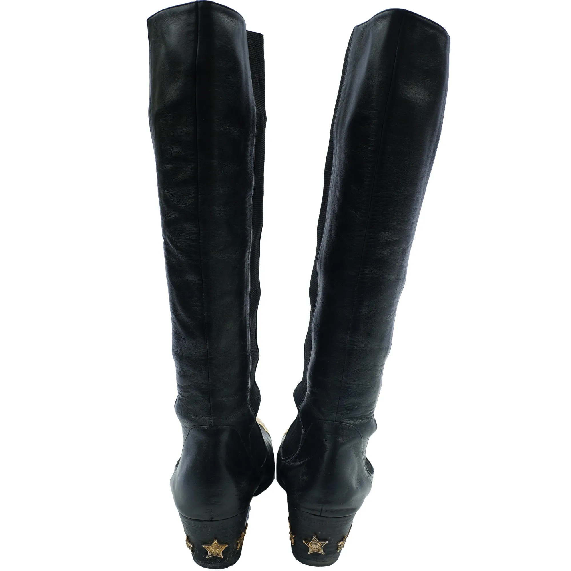 CHANEL PARIS-DALLAS CAP-TOE BOOTS