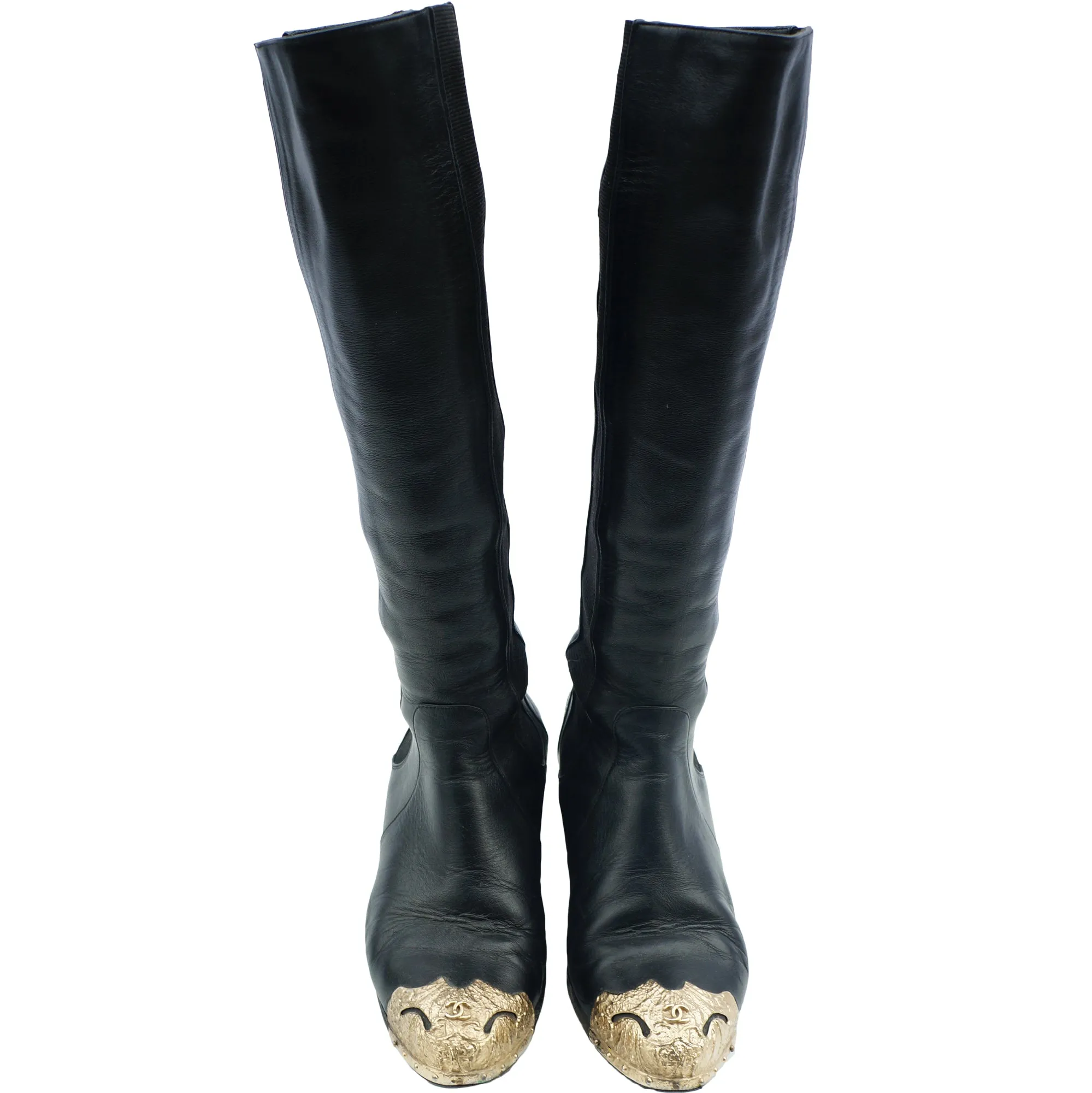CHANEL PARIS-DALLAS CAP-TOE BOOTS
