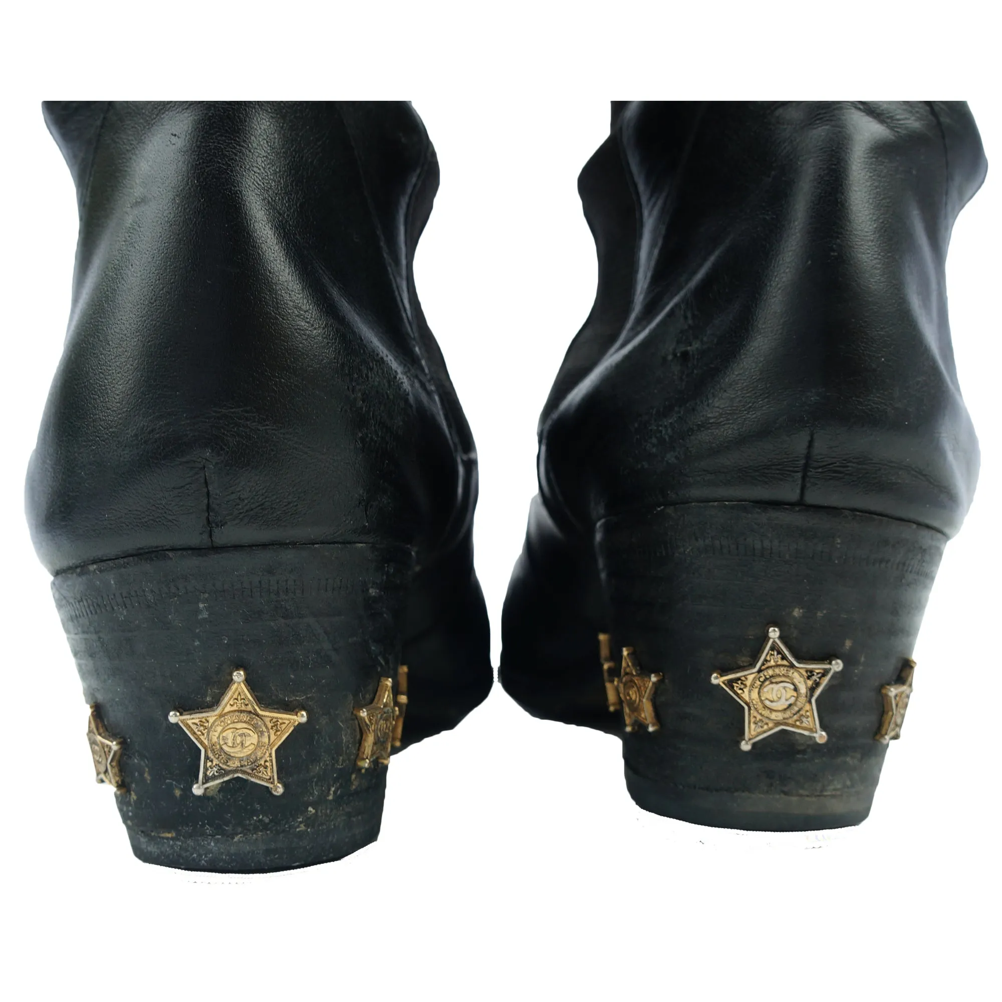 CHANEL PARIS-DALLAS CAP-TOE BOOTS