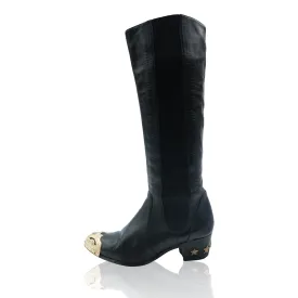 CHANEL PARIS-DALLAS CAP-TOE BOOTS