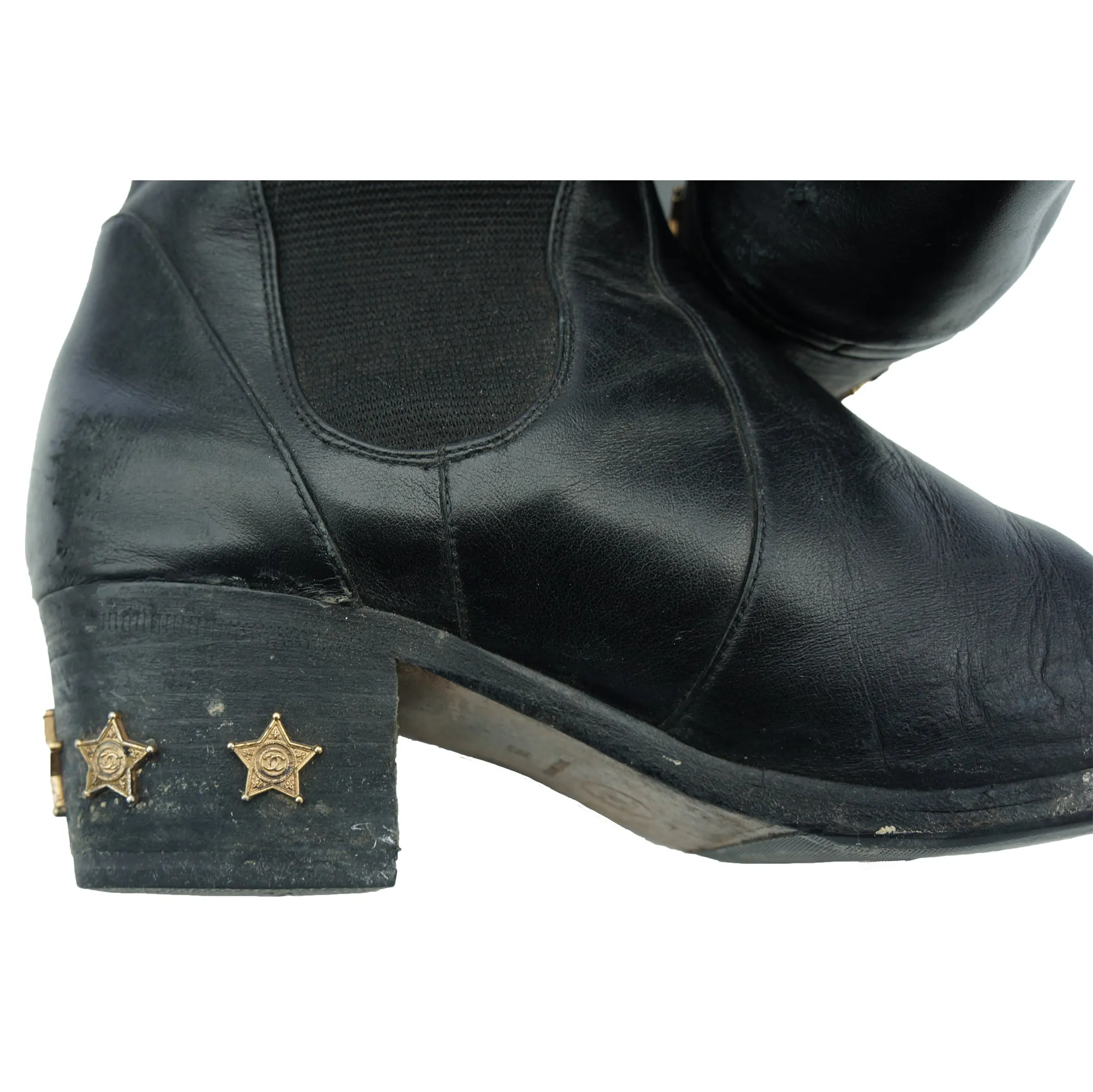 CHANEL PARIS-DALLAS CAP-TOE BOOTS