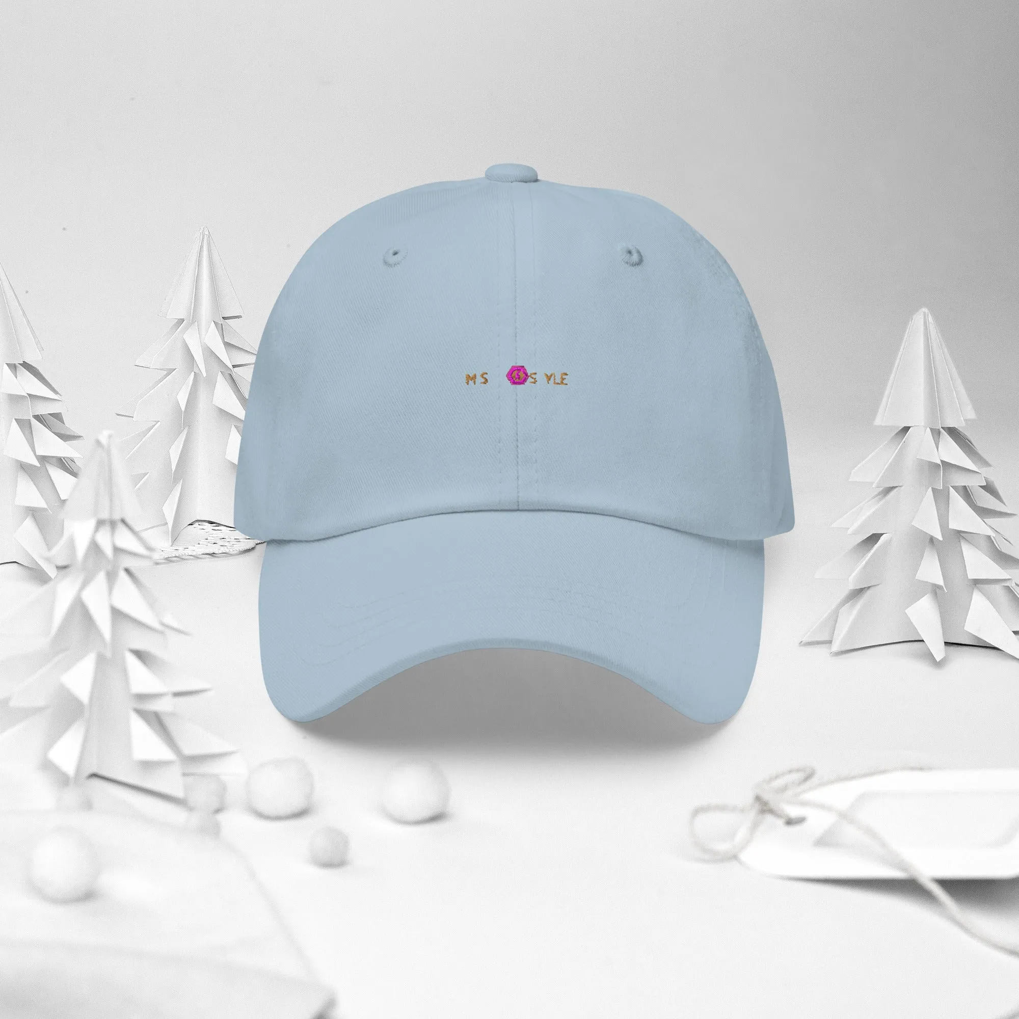 Classic Mishastyle Luxury Light Blue Dad Hat
