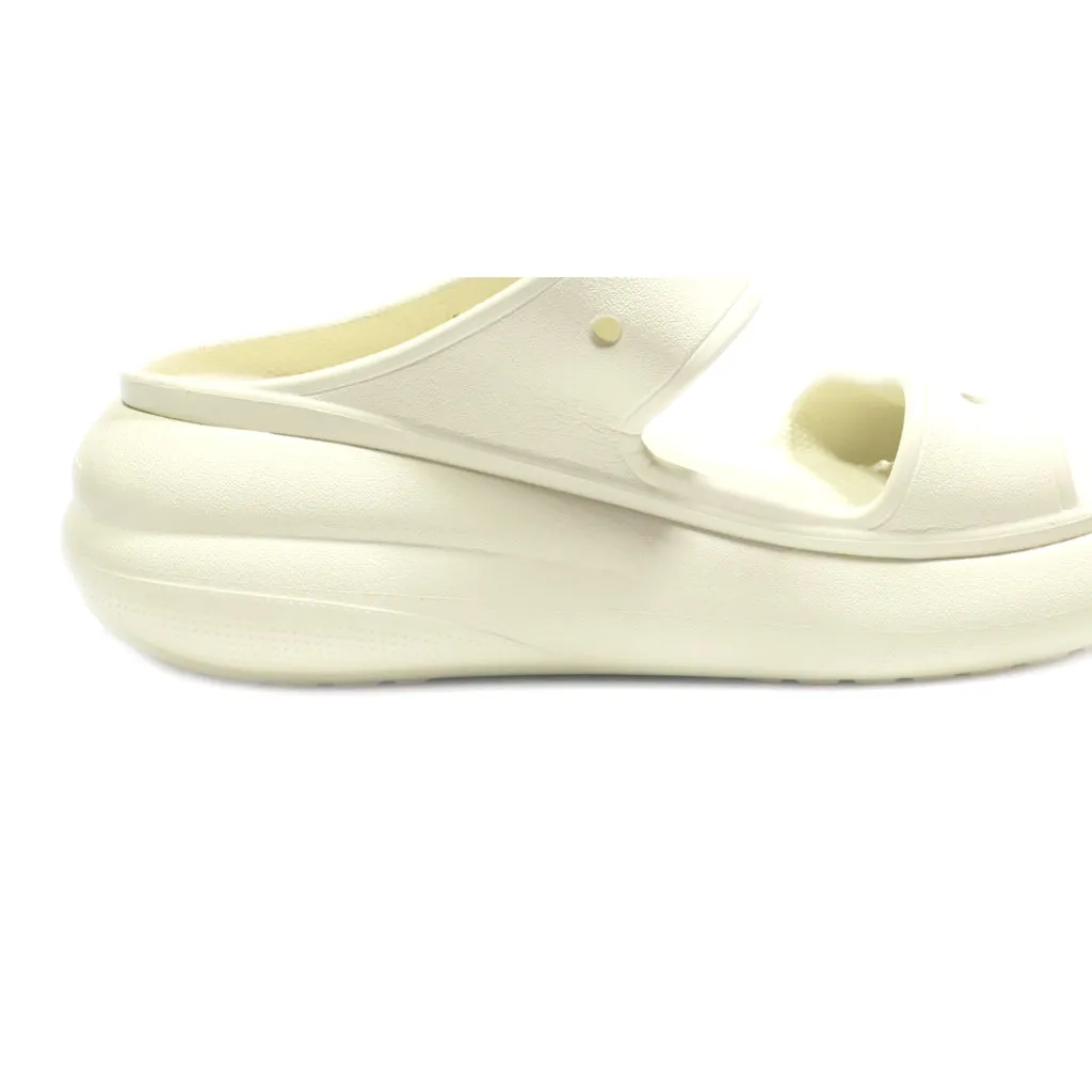 Crocs Classic Platform Wedge Sandals Eva Beige Colour For Women