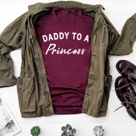 Daddy To Princess - Mens T-Shirt - Dads T-Shirt