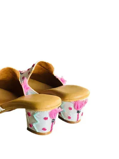 Designer Leather Heels For Women
