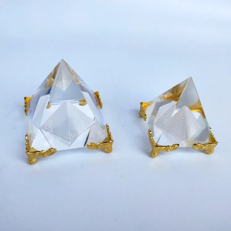 Energy Feng Shui Crystal Pyramid Crystal Chakra Energy Decor