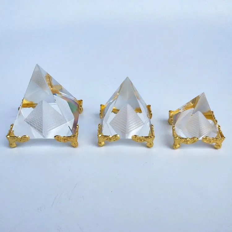 Energy Feng Shui Crystal Pyramid Crystal Chakra Energy Decor