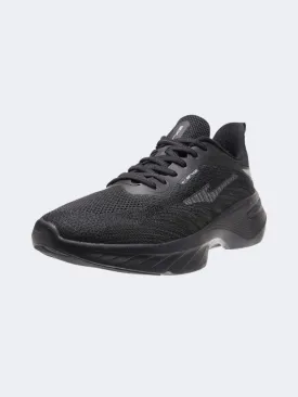 Erke Cushioning Men Running Shoes Black