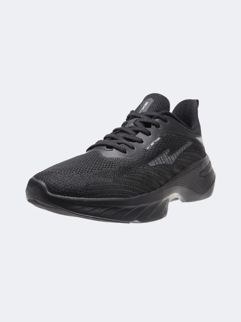 Erke Cushioning Men Running Shoes Black