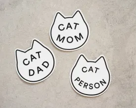 Everyday Olive | Cat Parent Vinyl Die Cut Stickers