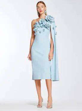 Frascara 4428: Elegant One Shoulder Knee Length Dress
