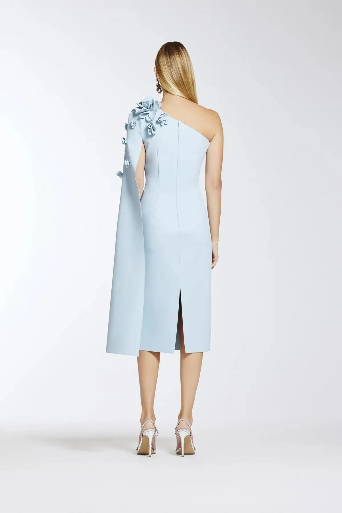Frascara 4428: Elegant One Shoulder Knee Length Dress