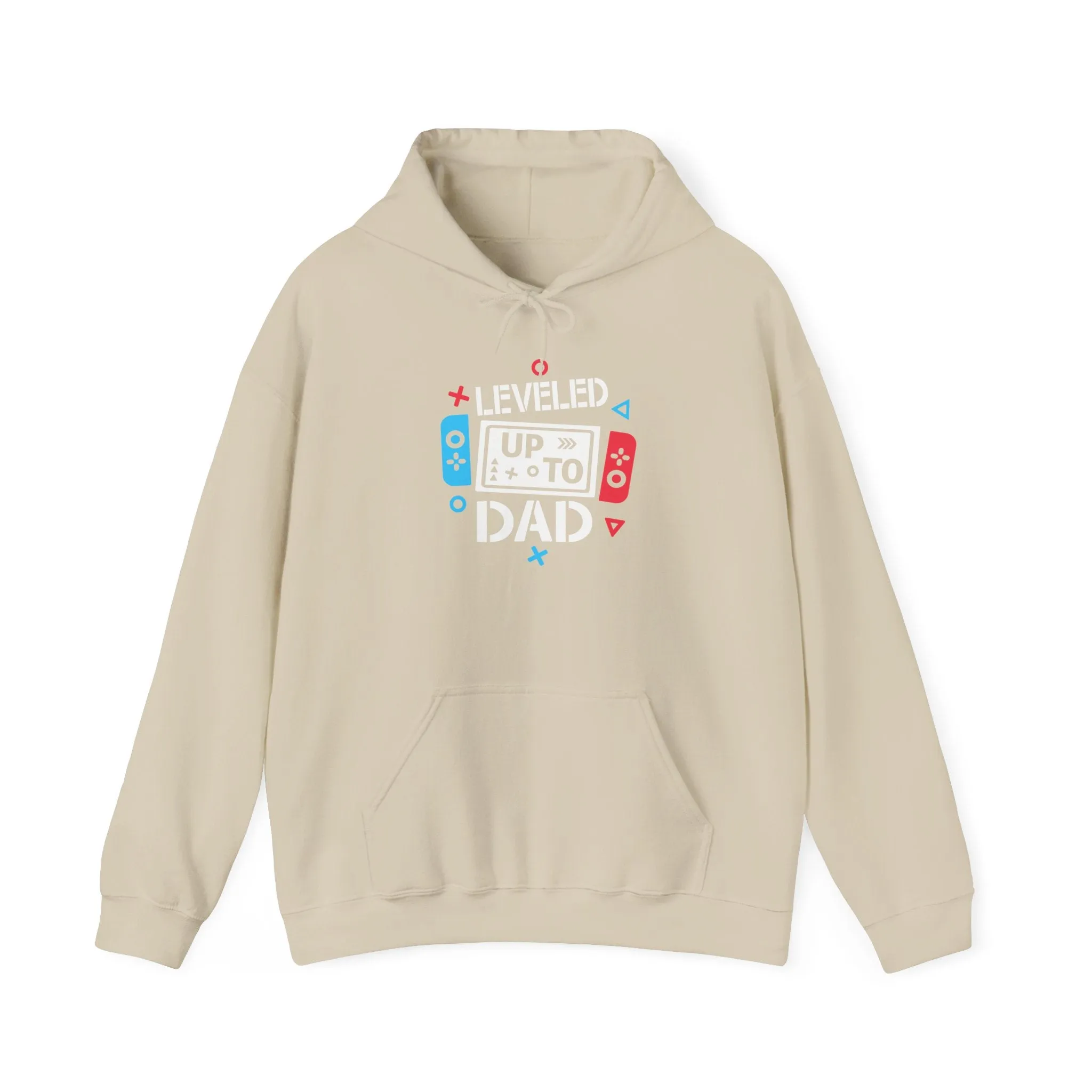 Gaming Dad Hoodie - Leveled Up Sweatshirt for Gamers
