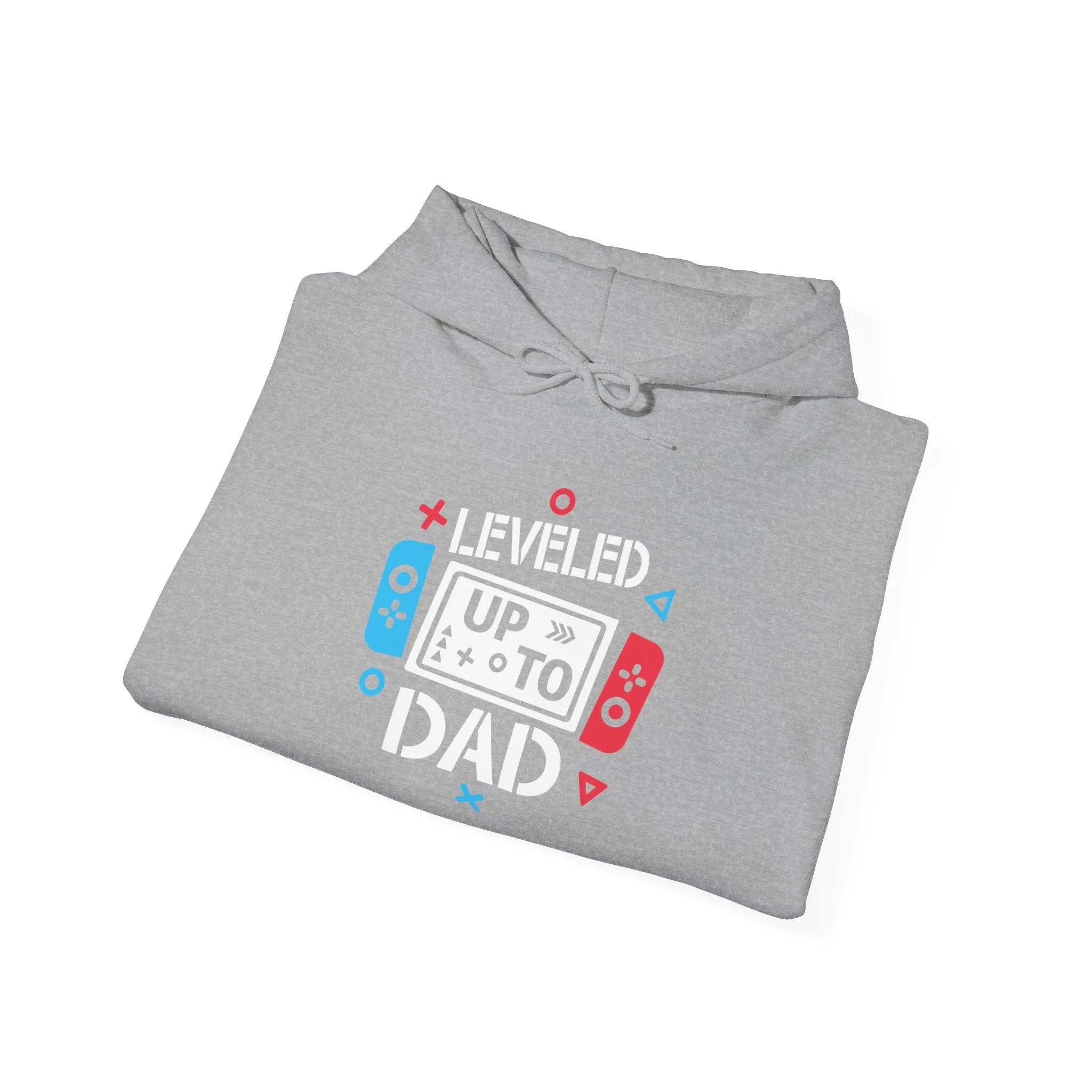 Gaming Dad Hoodie - Leveled Up Sweatshirt for Gamers