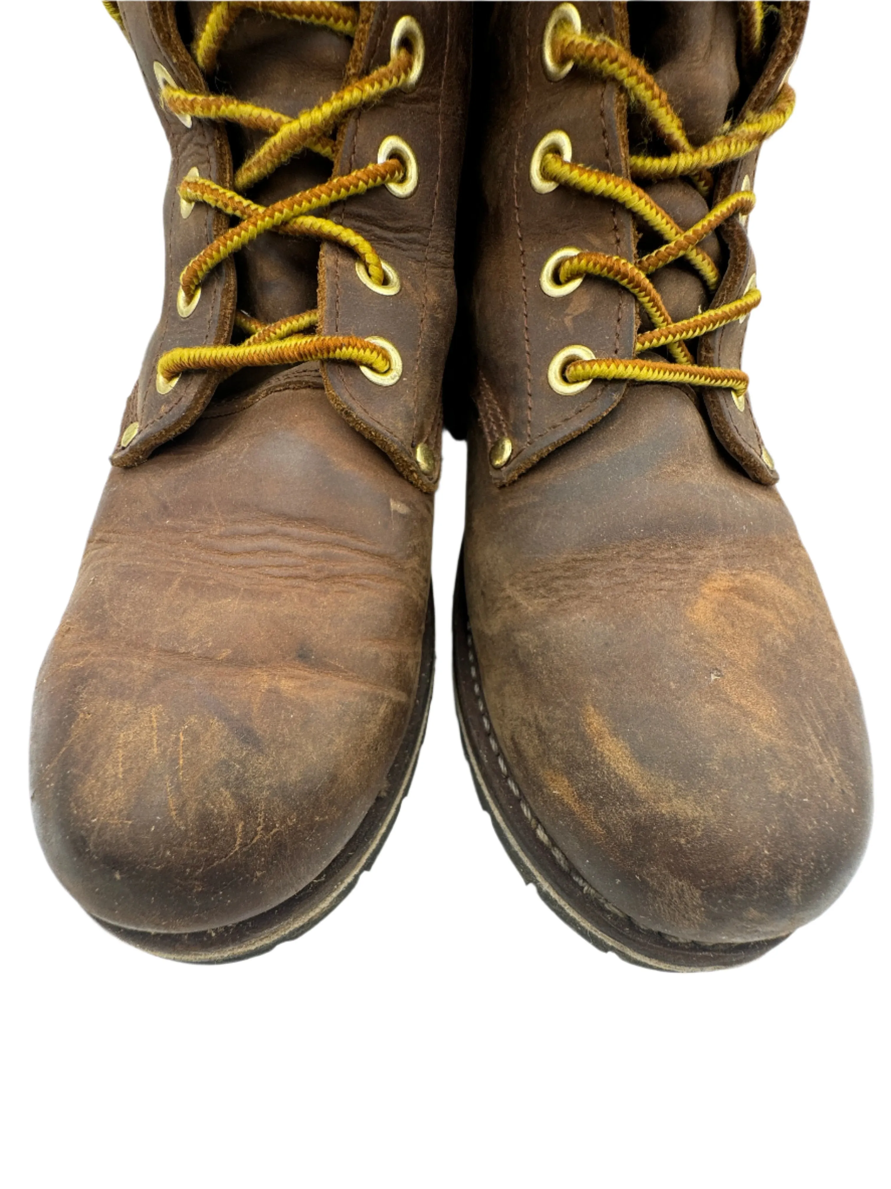 Georgia Boot, Brown Leather Workboot M 8 1990s
