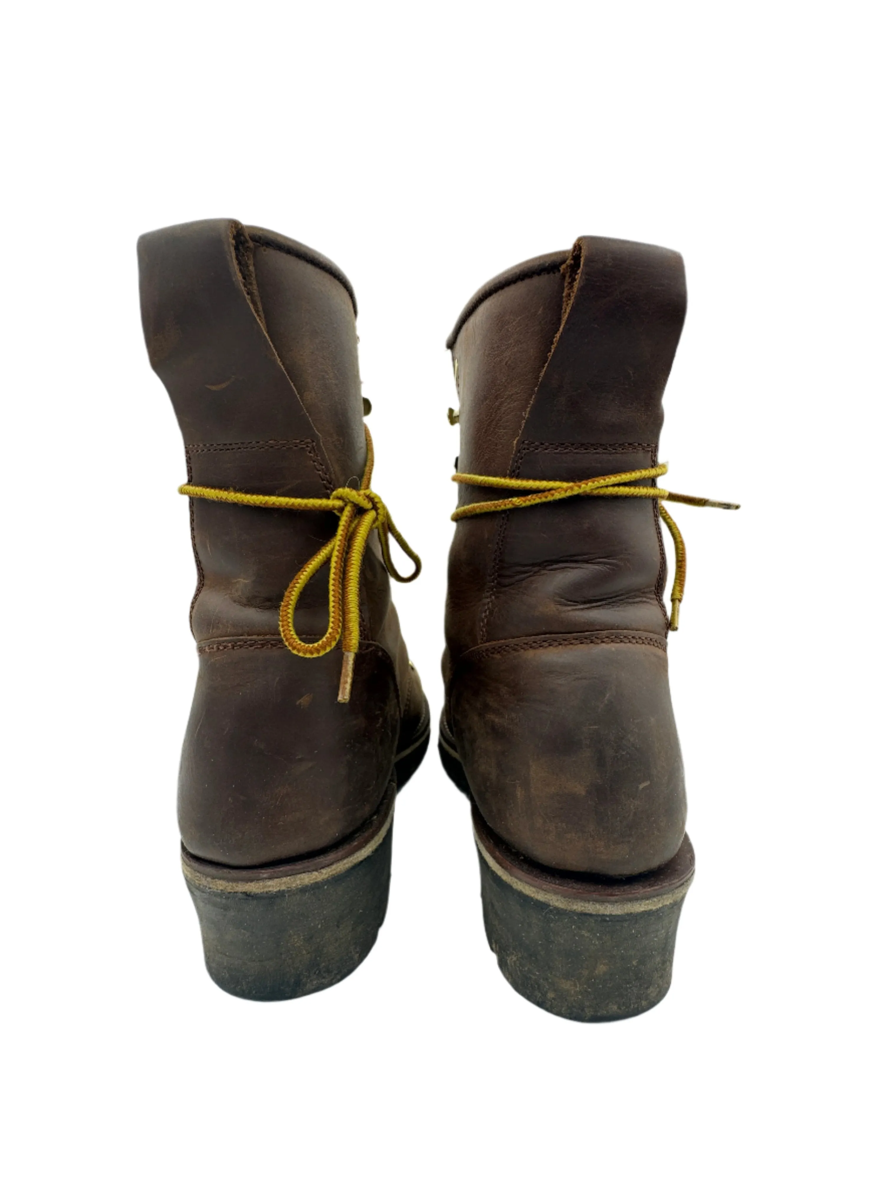 Georgia Boot, Brown Leather Workboot M 8 1990s