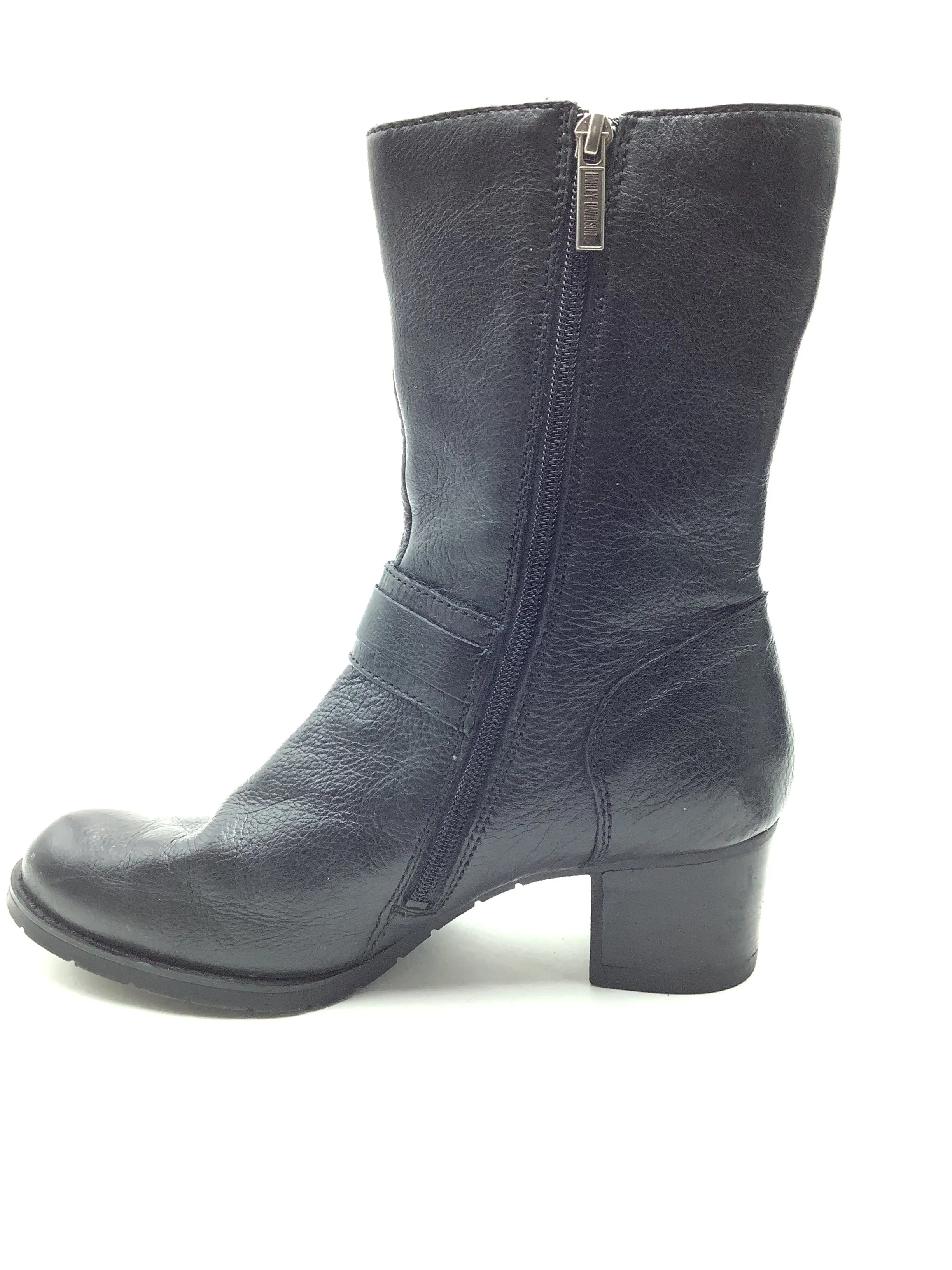Harley Davidson Women's Biker Boot Leather Black Size: 9