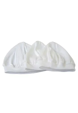 Landmark Bonnet 3 in 1 Tetron Cotton White