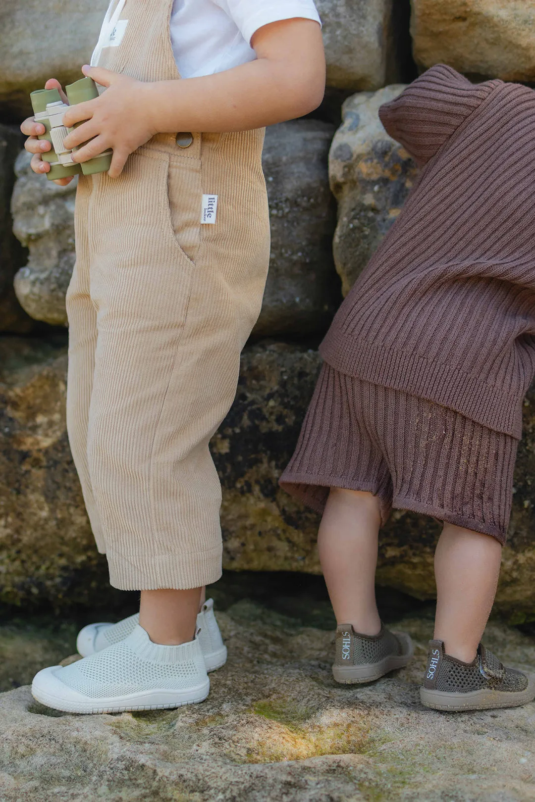 Little Sohls Velcro Toddler Shoe - Earthstone
