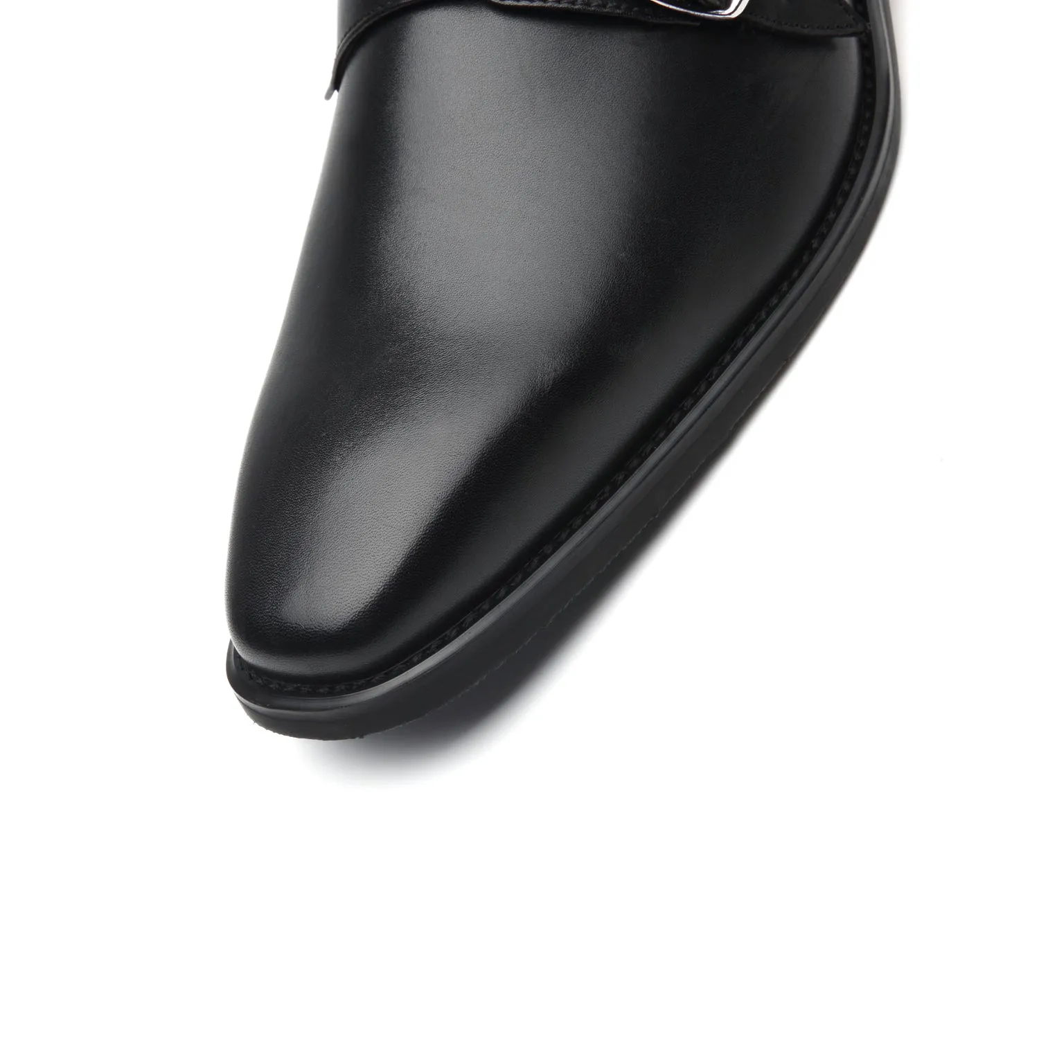 Men's Monk Strap Wing-2-black