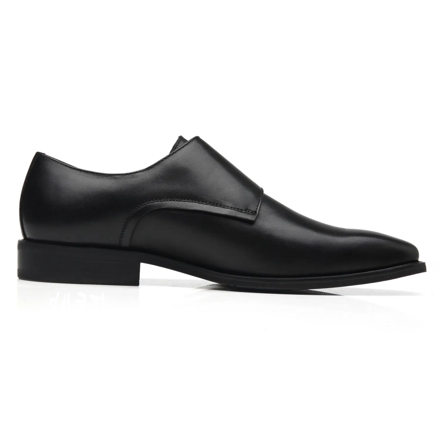 Men's Monk Strap Wing-2-black