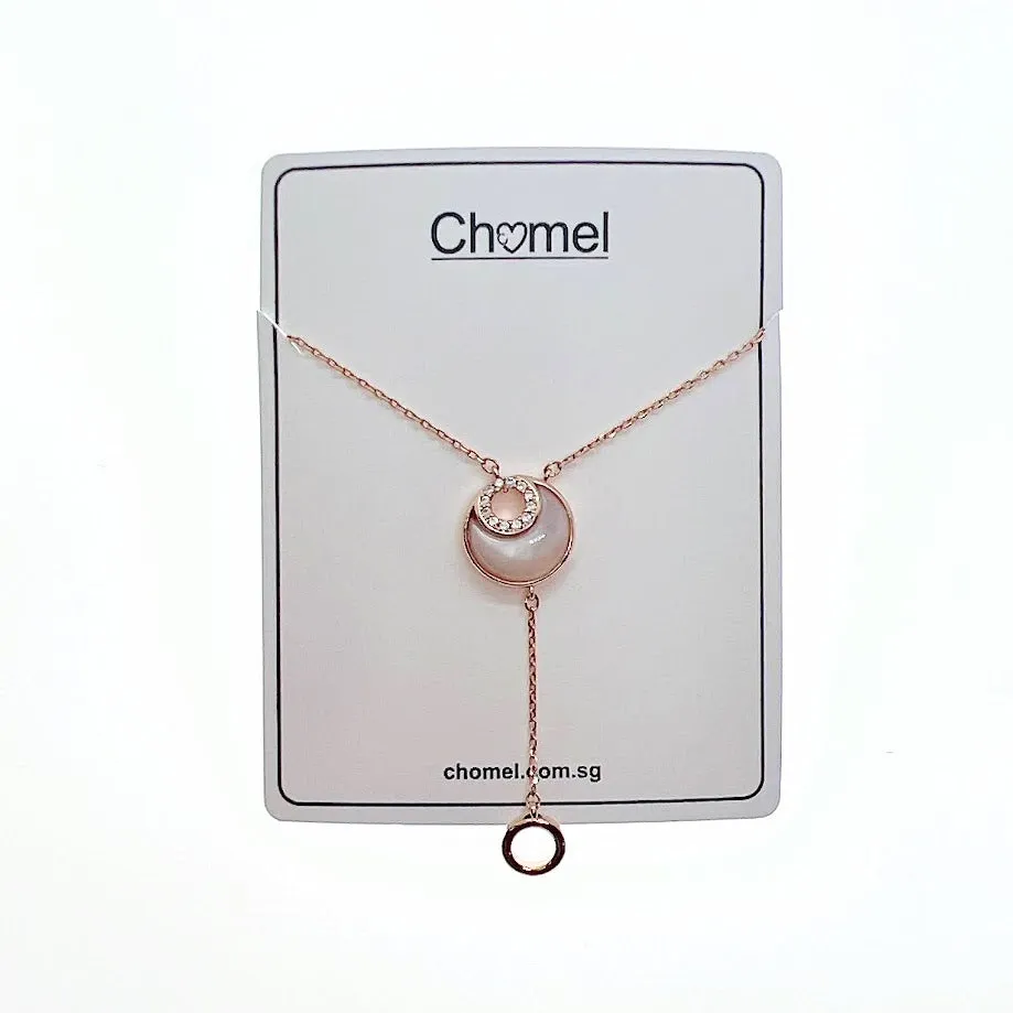 Moon Mother of Pearl Necklace