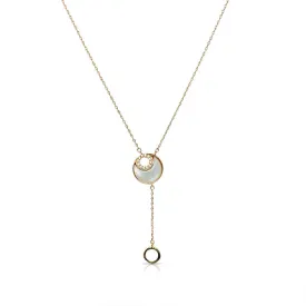 Moon Mother of Pearl Necklace