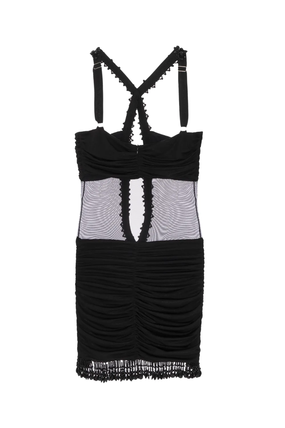 Moonlight Cross-Front Mini Dress