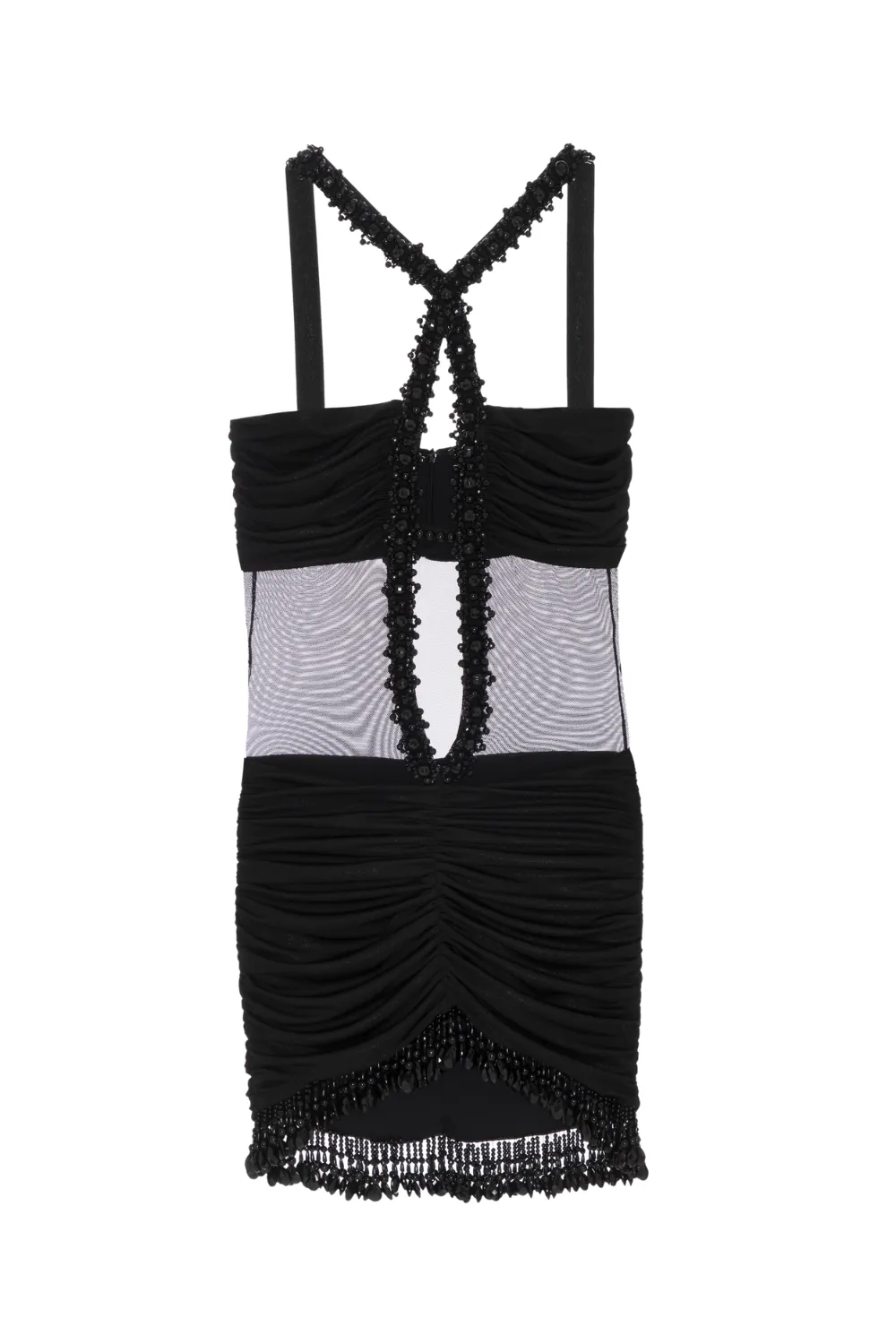 Moonlight Cross-Front Mini Dress
