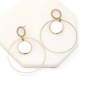 Mother Of Pearl Dangled Earring
