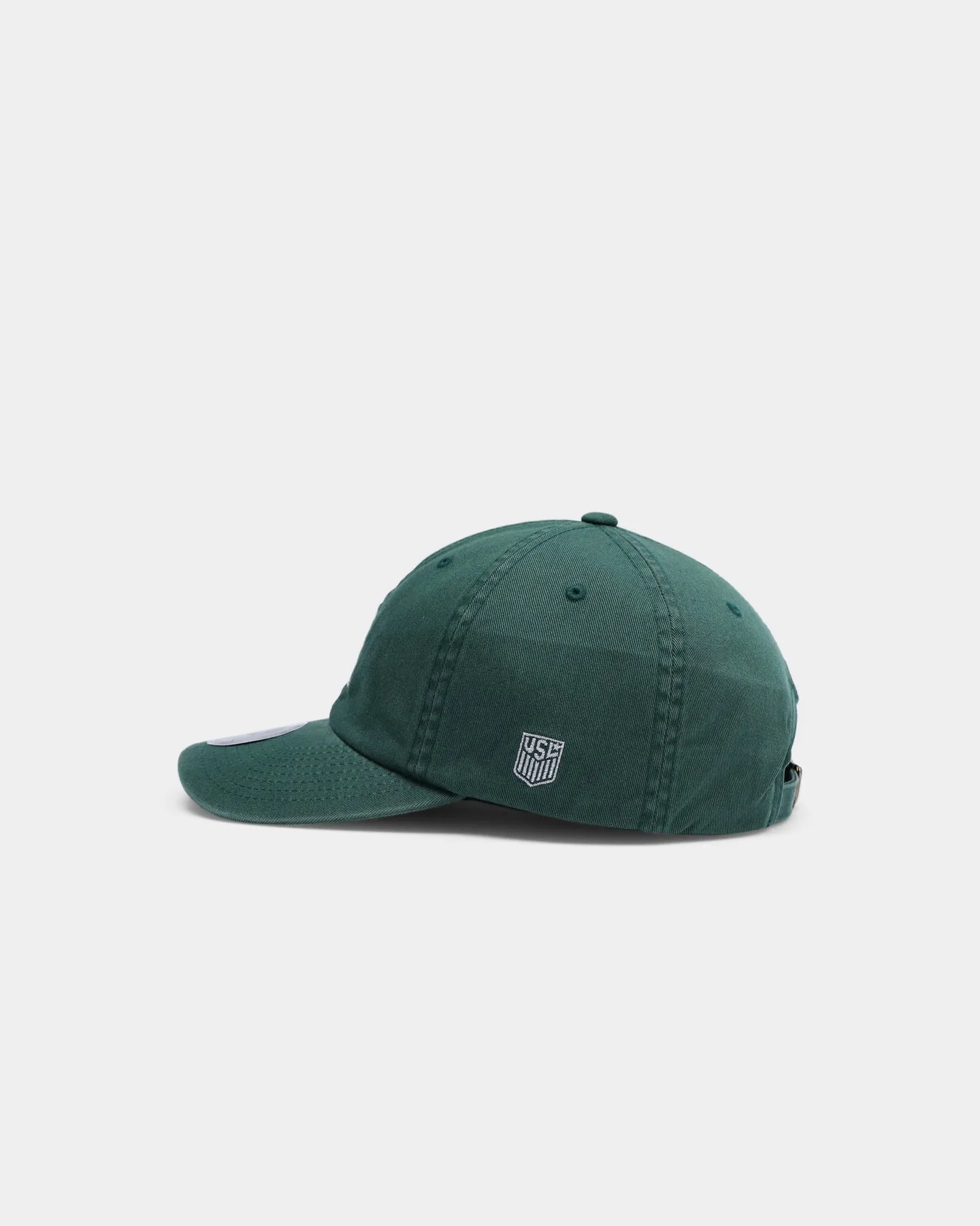 NATIONAL COLLEGIATE ATHLETIC ASSC Michigan State Spartans Small Team Crest Dad Hat Strapback Washed Green