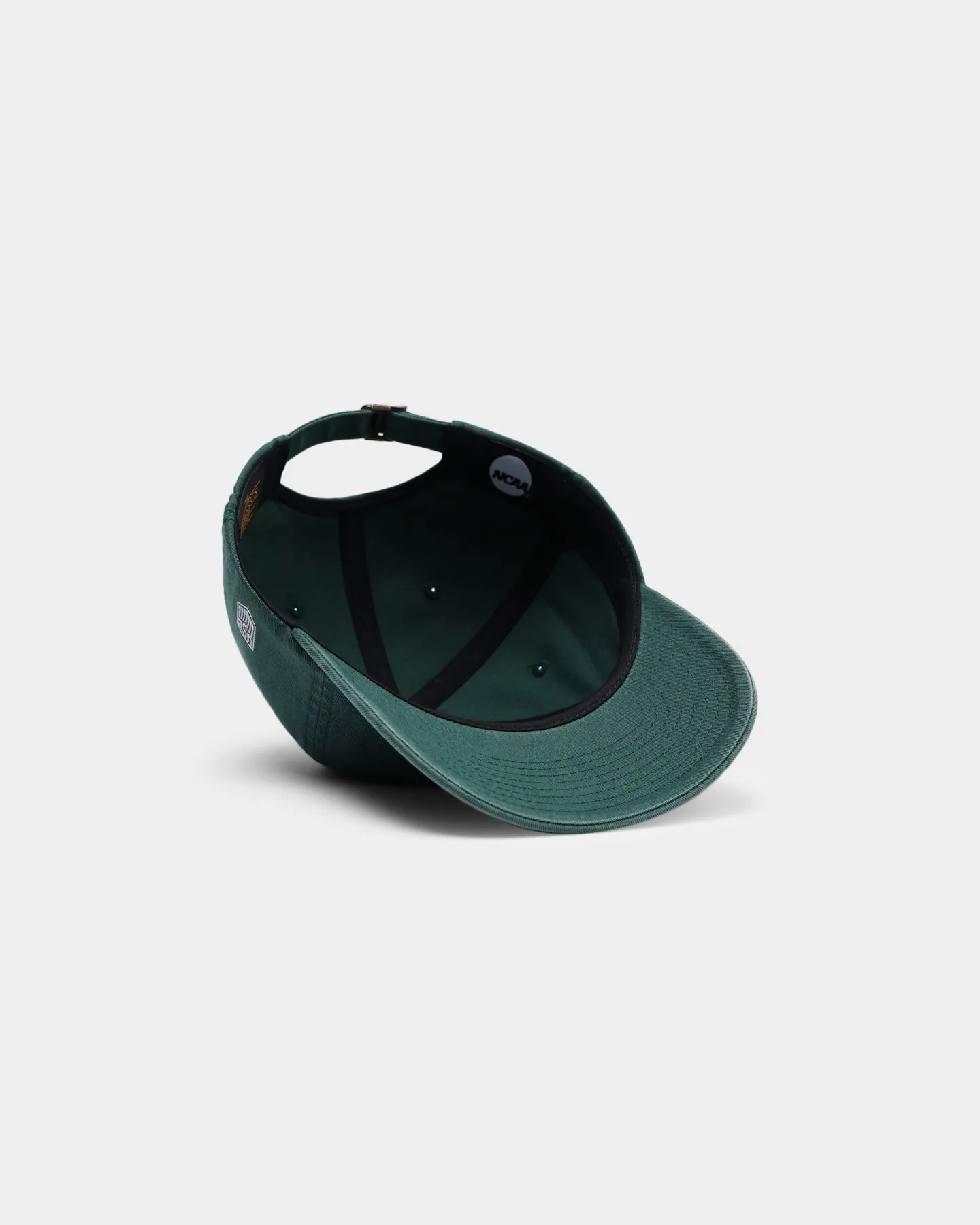 NATIONAL COLLEGIATE ATHLETIC ASSC Michigan State Spartans Small Team Crest Dad Hat Strapback Washed Green