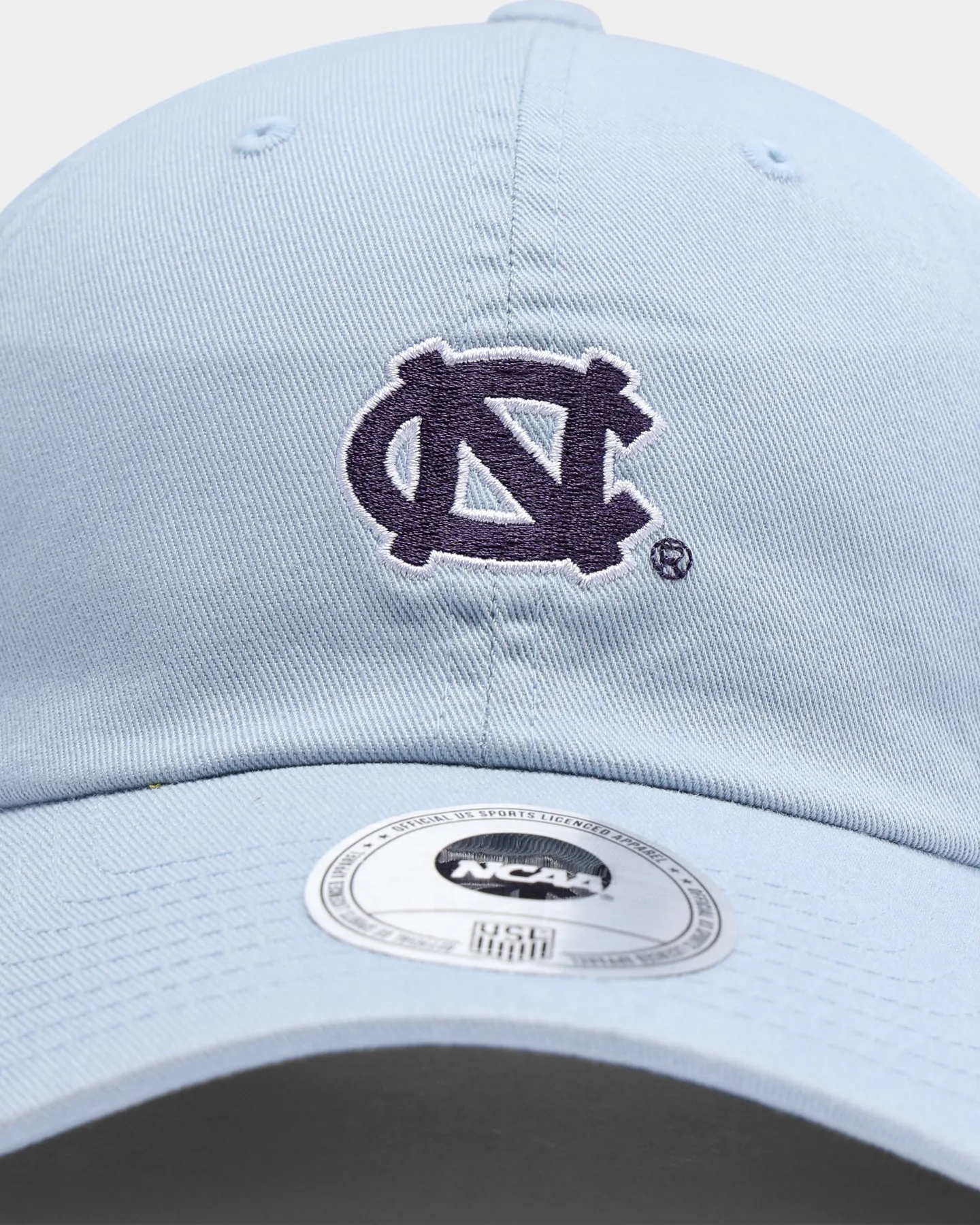 NATIONAL COLLEGIATE ATHLETIC ASSC North Carolina Tar Heels Small Team Crest Dad Hat Strapback Washed Carolina