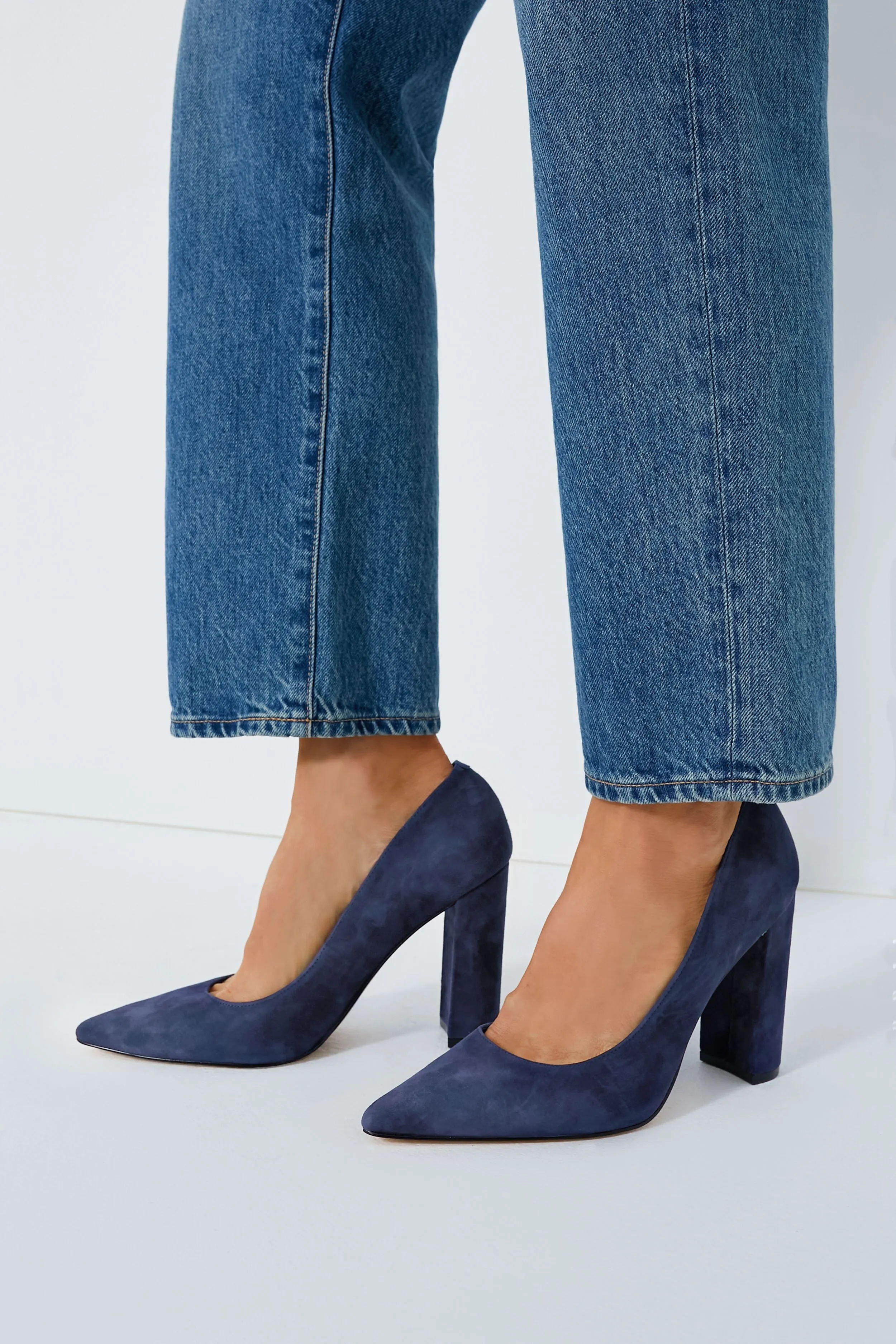 Navy Abilene Heels