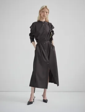 Nemulus Dress in Turkish Coffee