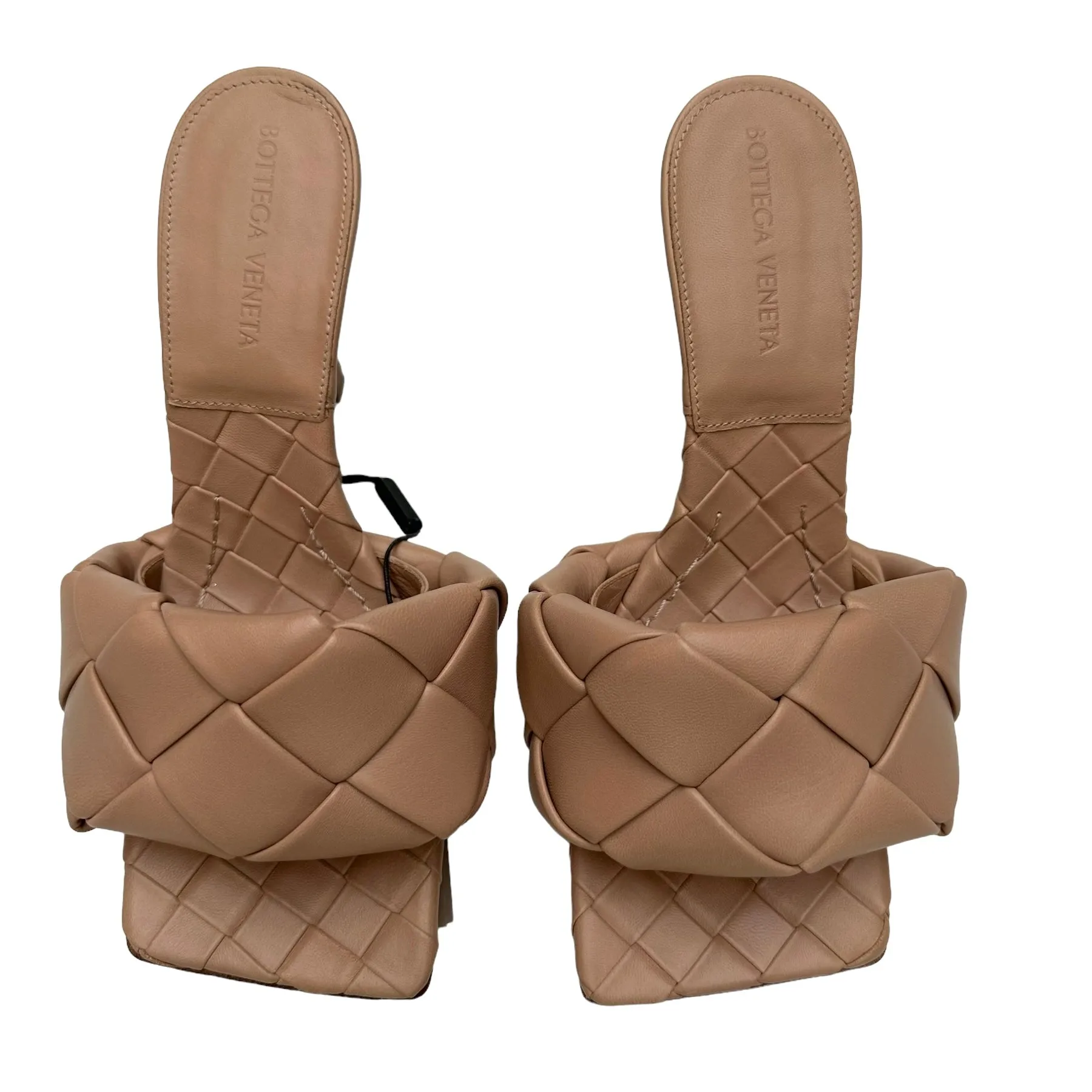 Nude Leather Heels - 6.5