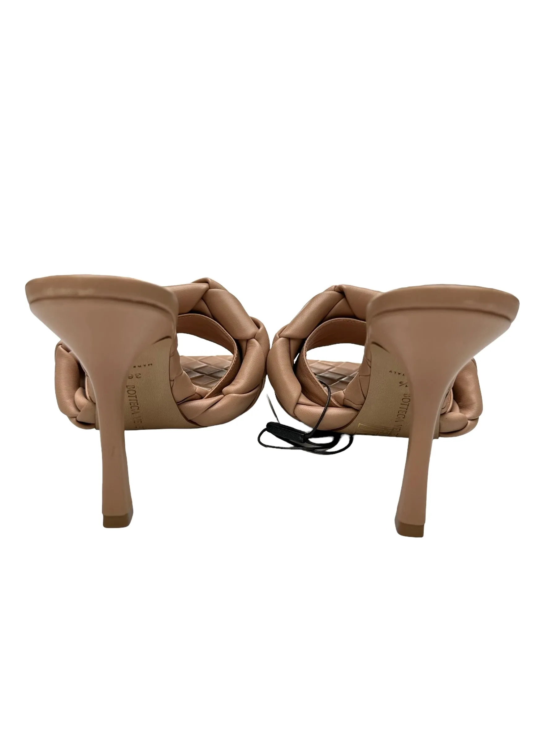 Nude Leather Heels - 6.5