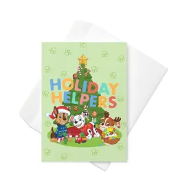 Paw Patrol Christmas Greeting Card