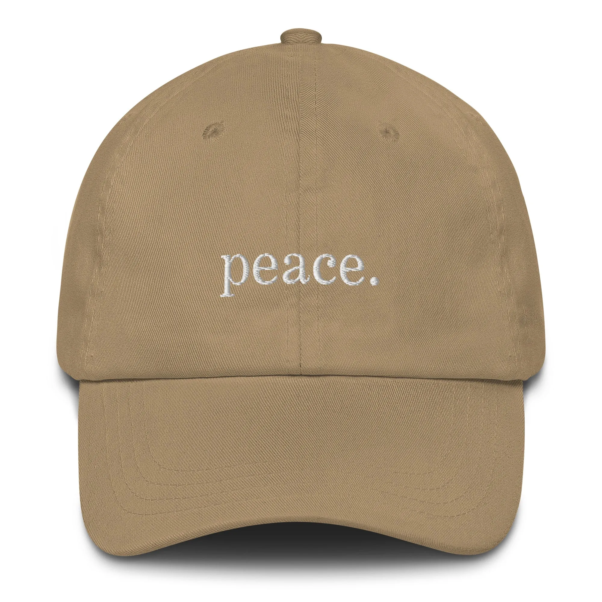 Peace Embroidered Dad hat
