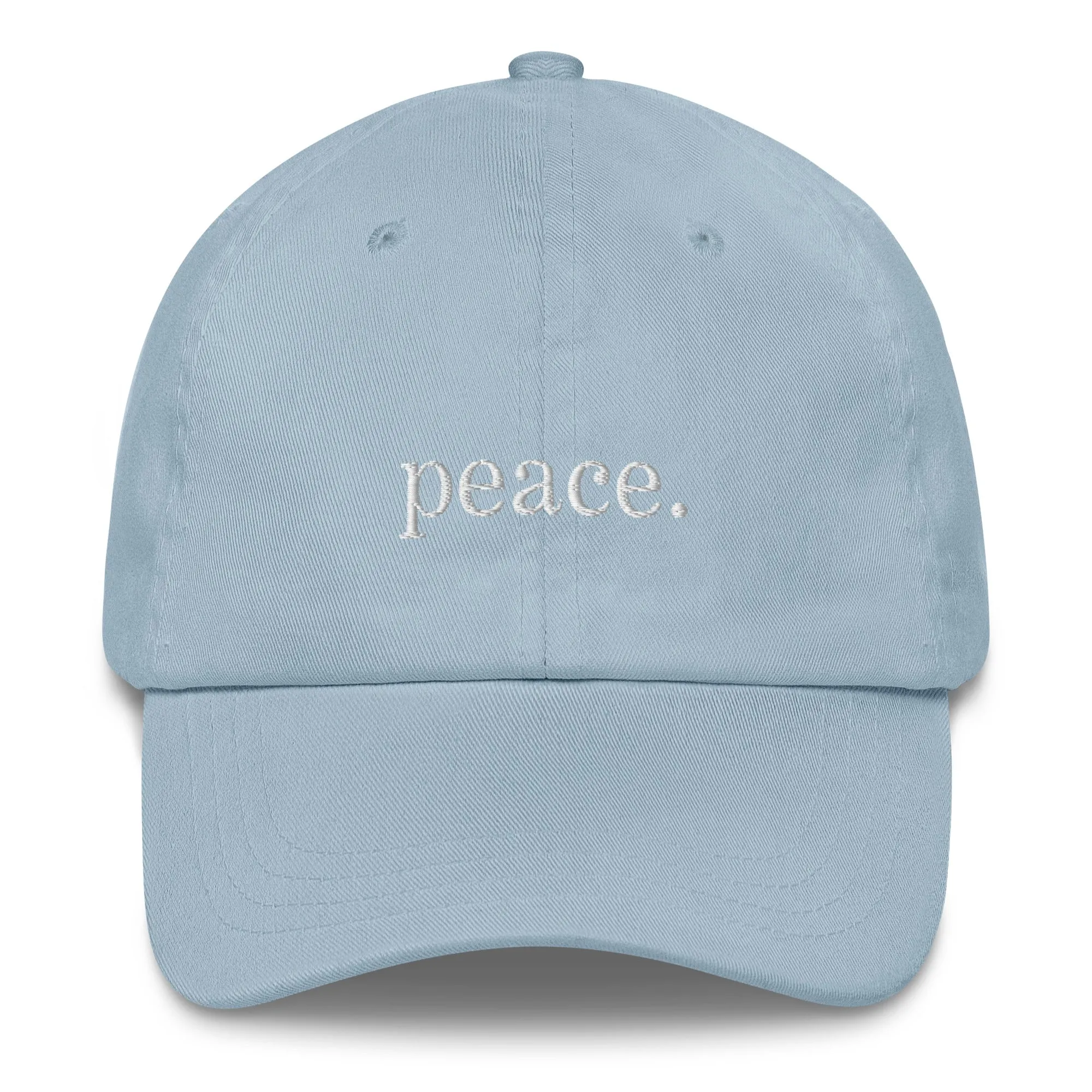 Peace Embroidered Dad hat