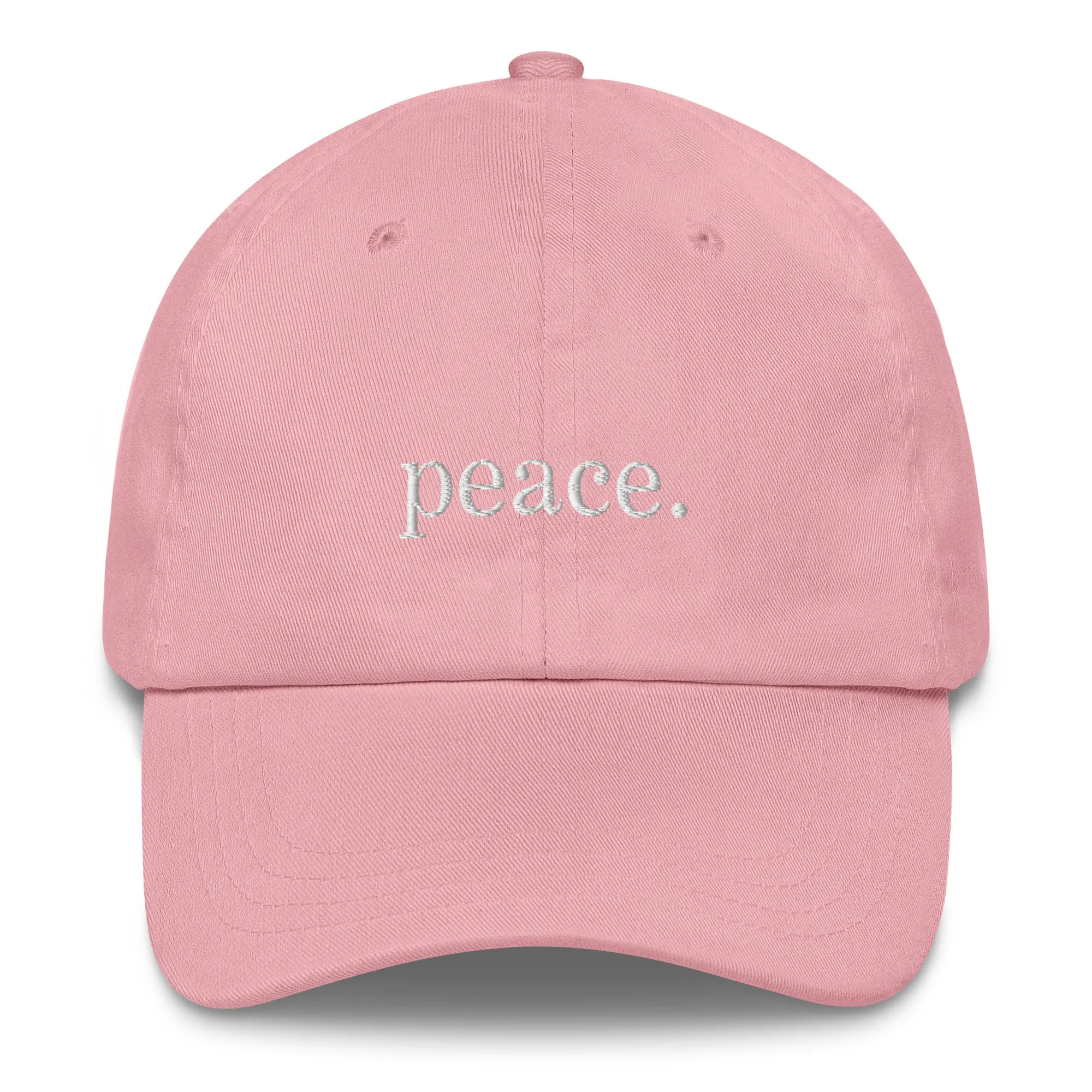 Peace Embroidered Dad hat